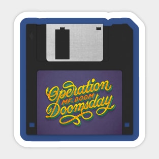 Operation Doomsday Floppy Disk Sticker